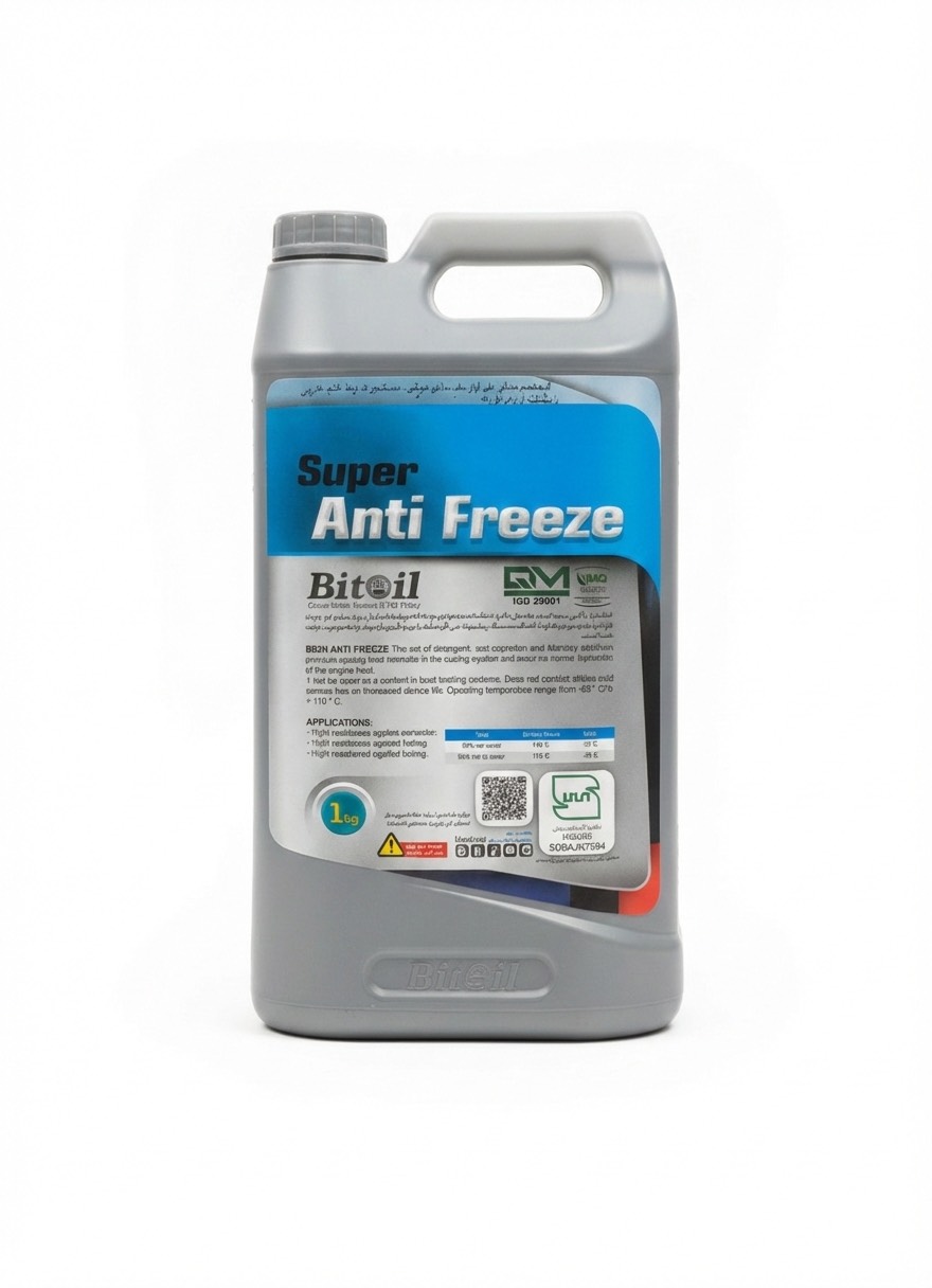 سوپر ضدیخ خالص بیت اویل (Bitoil) 4 فصل 1 لیتری - Image 2