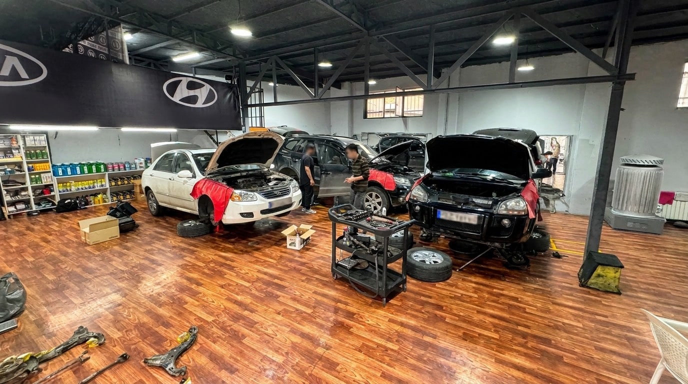 تنظیم موتور هیوندای و کیا در تعمیرگاه دایناکو تهران